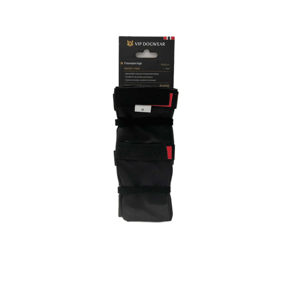 Bilde av VIP Dogwear Finnmark potesokk høy 4pk BL Black